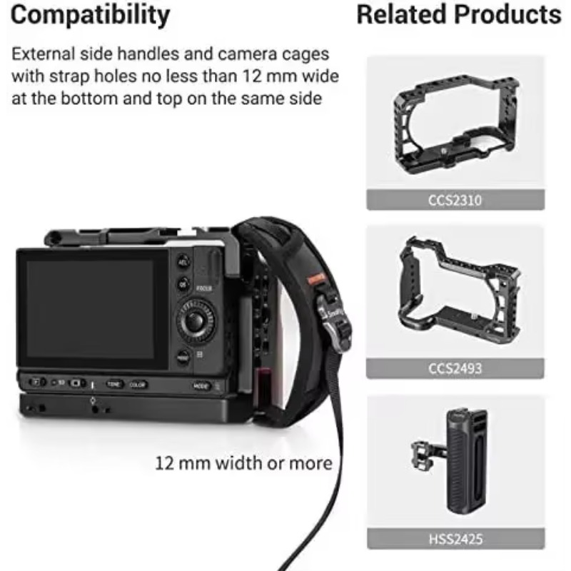 Camera Wrist Strap - 2026 New SmallRig Camera Cage Wrist