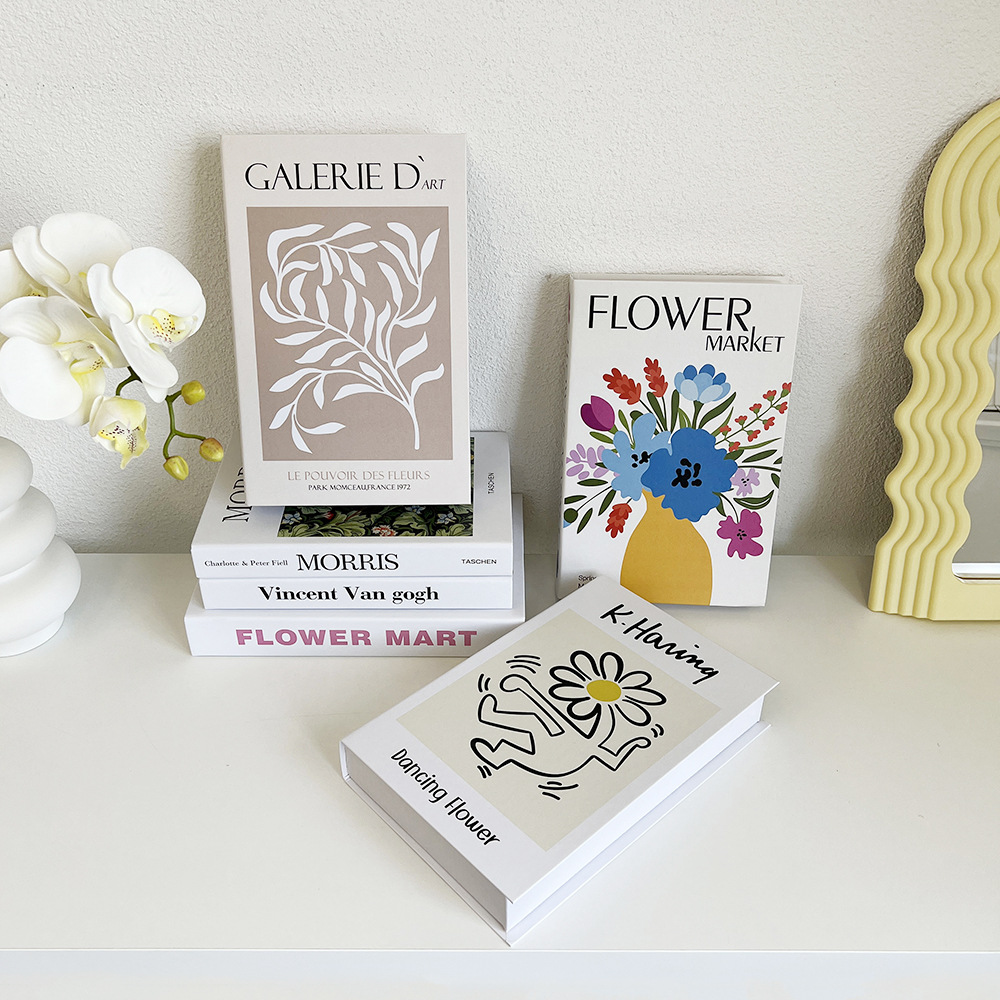 Photography Magazine - Simulation Book Art Flower English Decorative