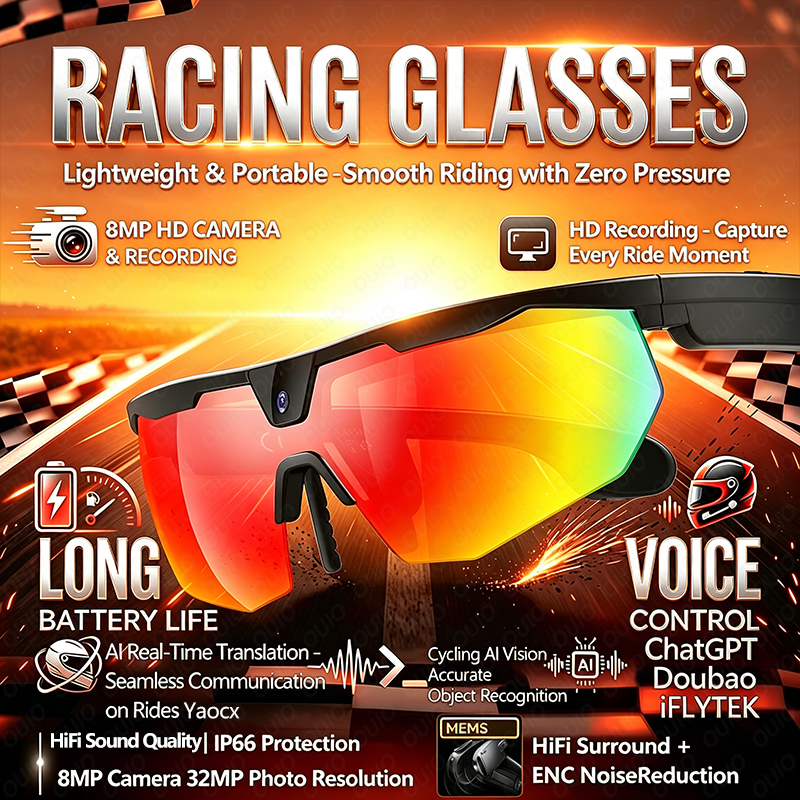 Photography Japanese - New Cool Cycling Smart Glasses Anti-shake