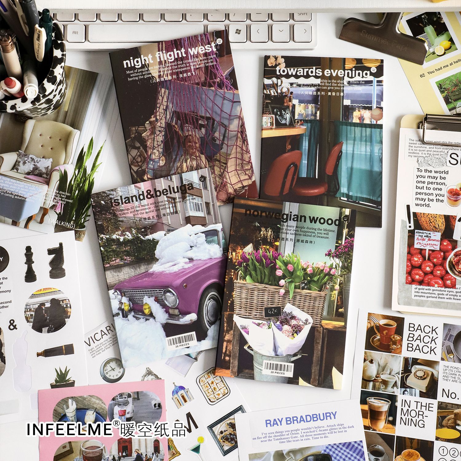 Photography Magazine - 20 pcs human Hustle and bustle