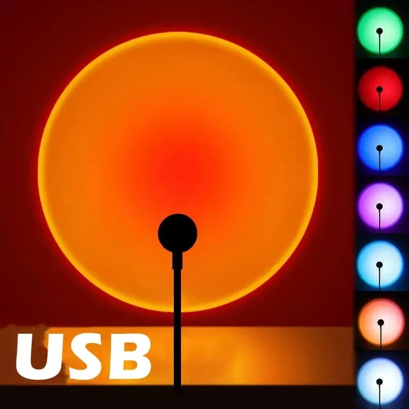 USB Sunset Projection Lamp Rai - Photography Coffee 评论和价格