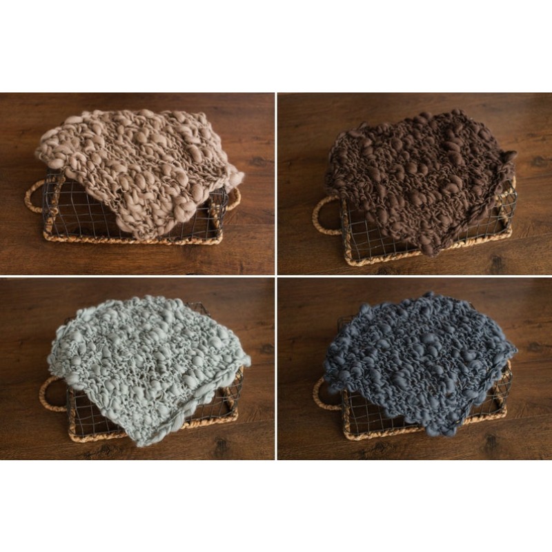 Chunky Knit Merino Baby Blanke - Photography Newborn 评论和价格