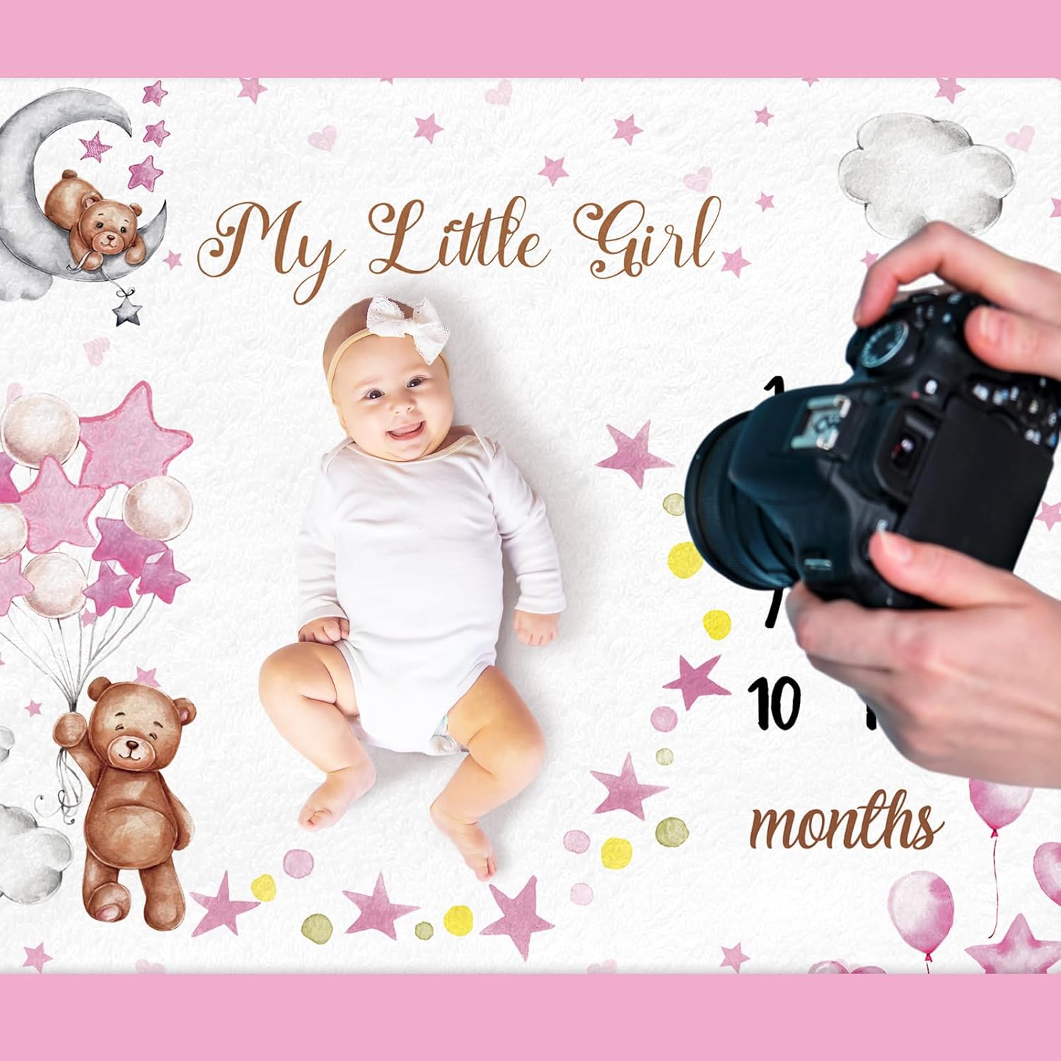 VIKAMA Monthly Baby Growth Mil - Photography Newborn 评论和价格