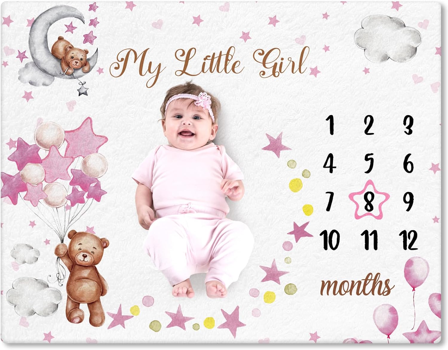 VIKAMA Monthly Baby Growth Mil - Photography Newborn 评论和价格