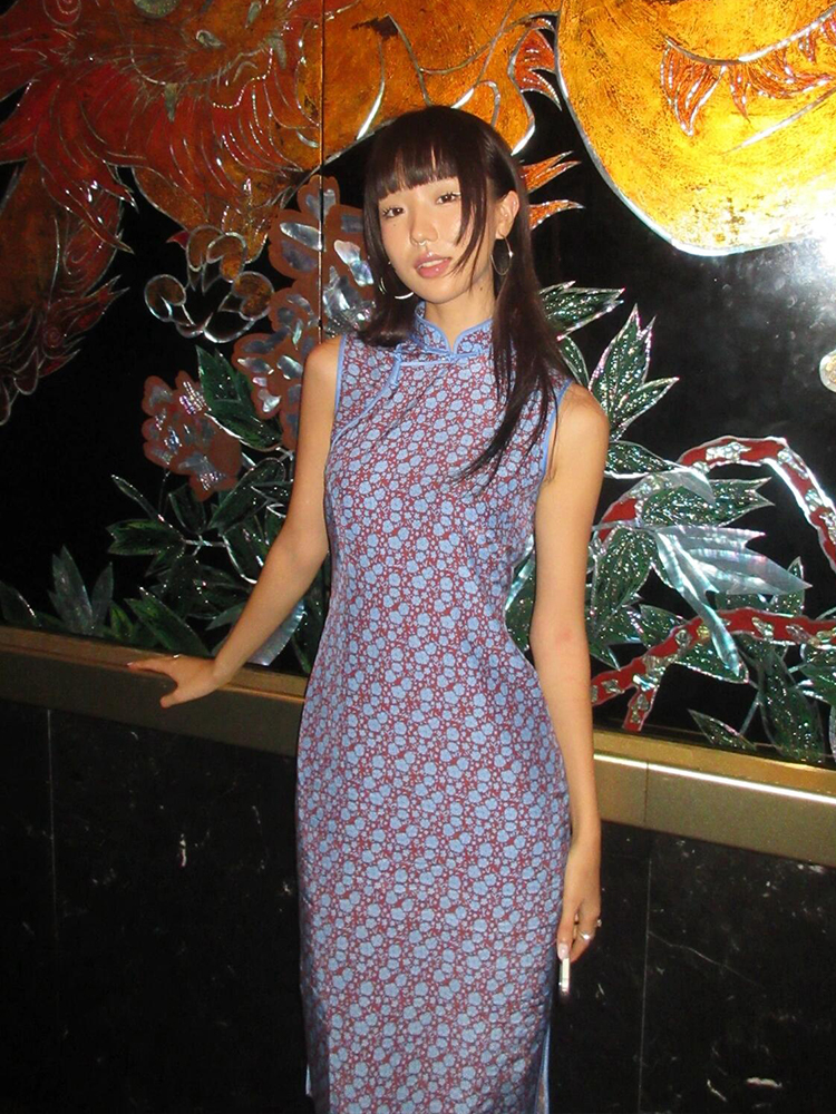 Elegant Floral Print Qipao Dre - Photography Young 评论和价格