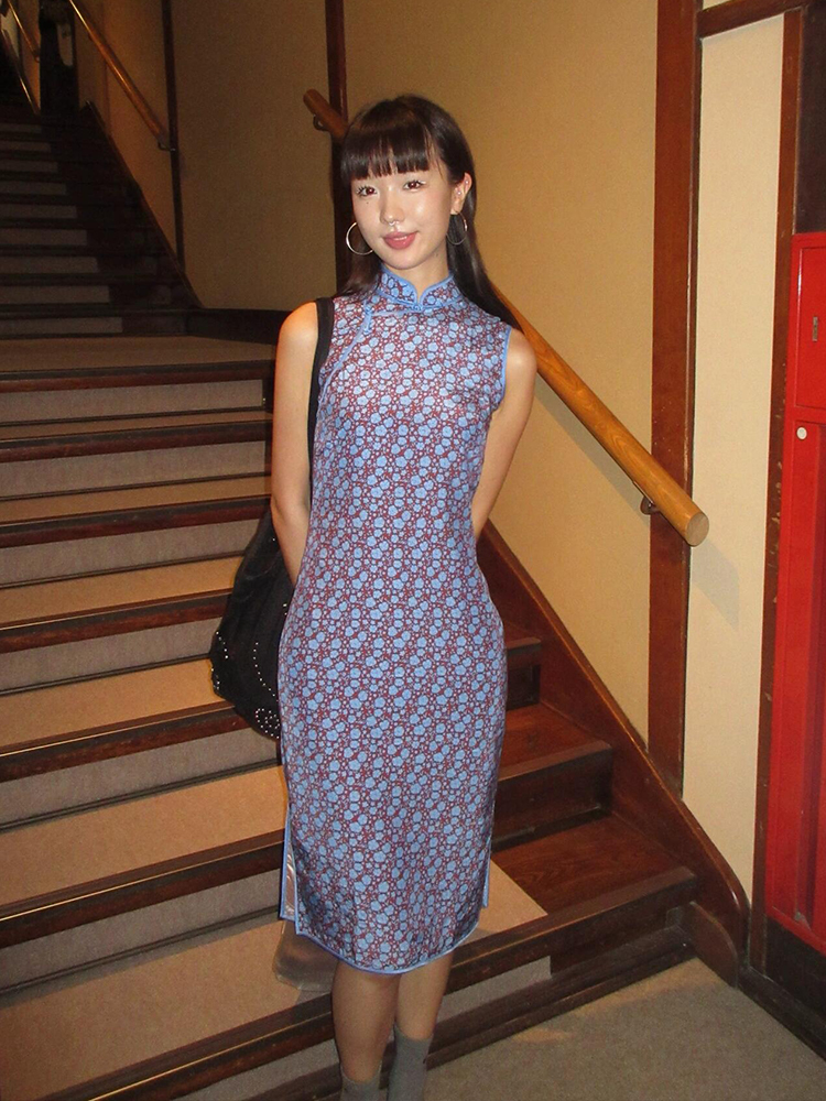 Elegant Floral Print Qipao Dre - Photography Young 评论和价格