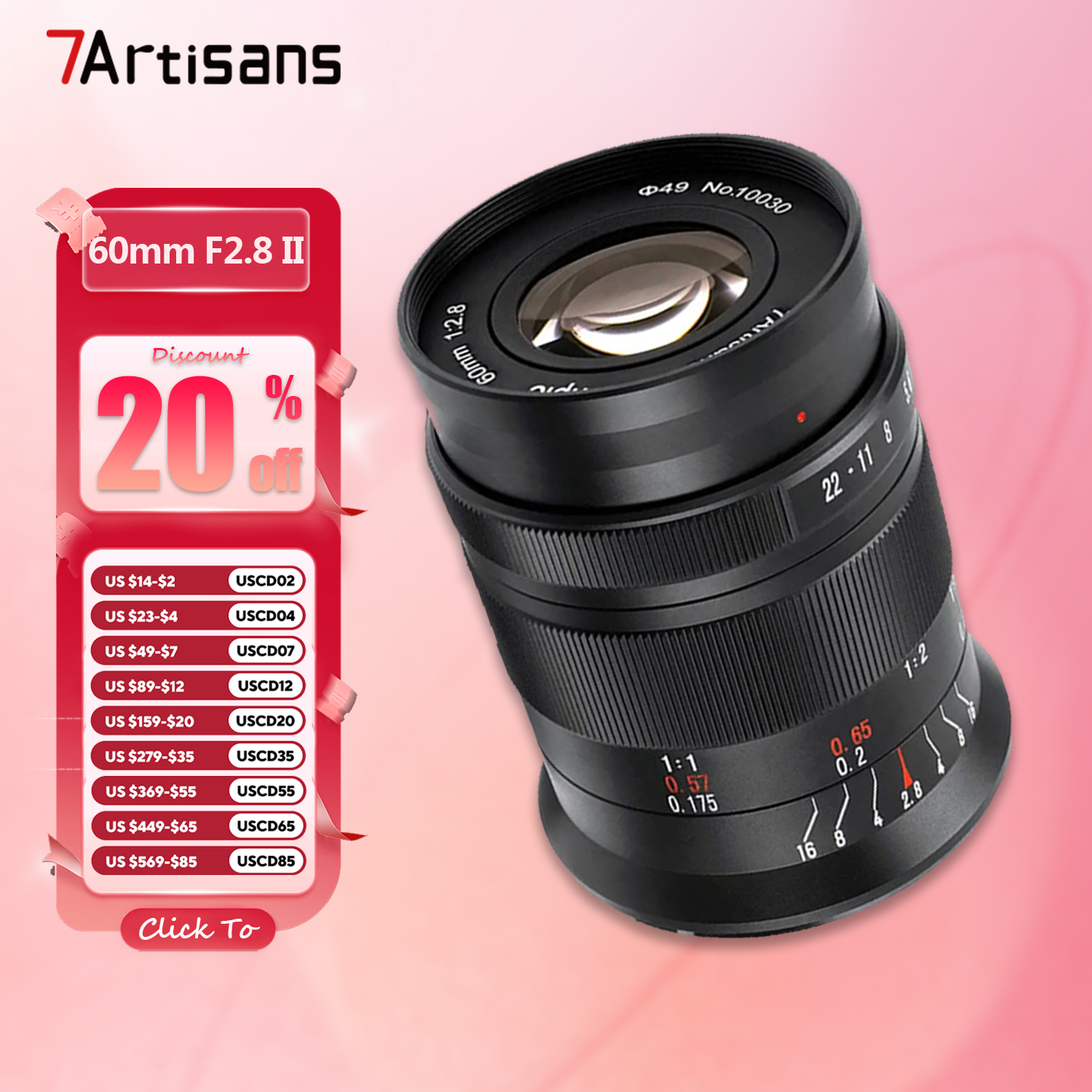 7artisans APS-C 60mm F2.8 II C - Photography Trick 评论和价格