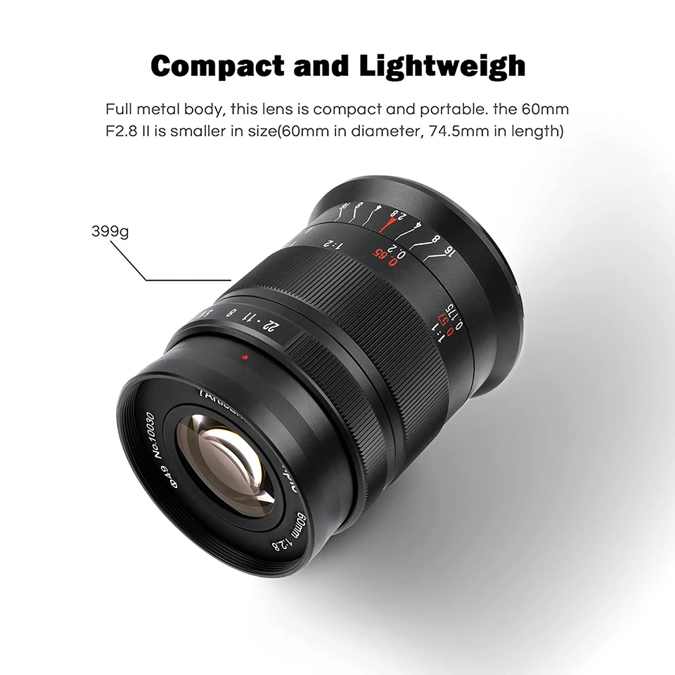 7artisans APS-C 60mm F2.8 II C - Photography Trick 评论和价格