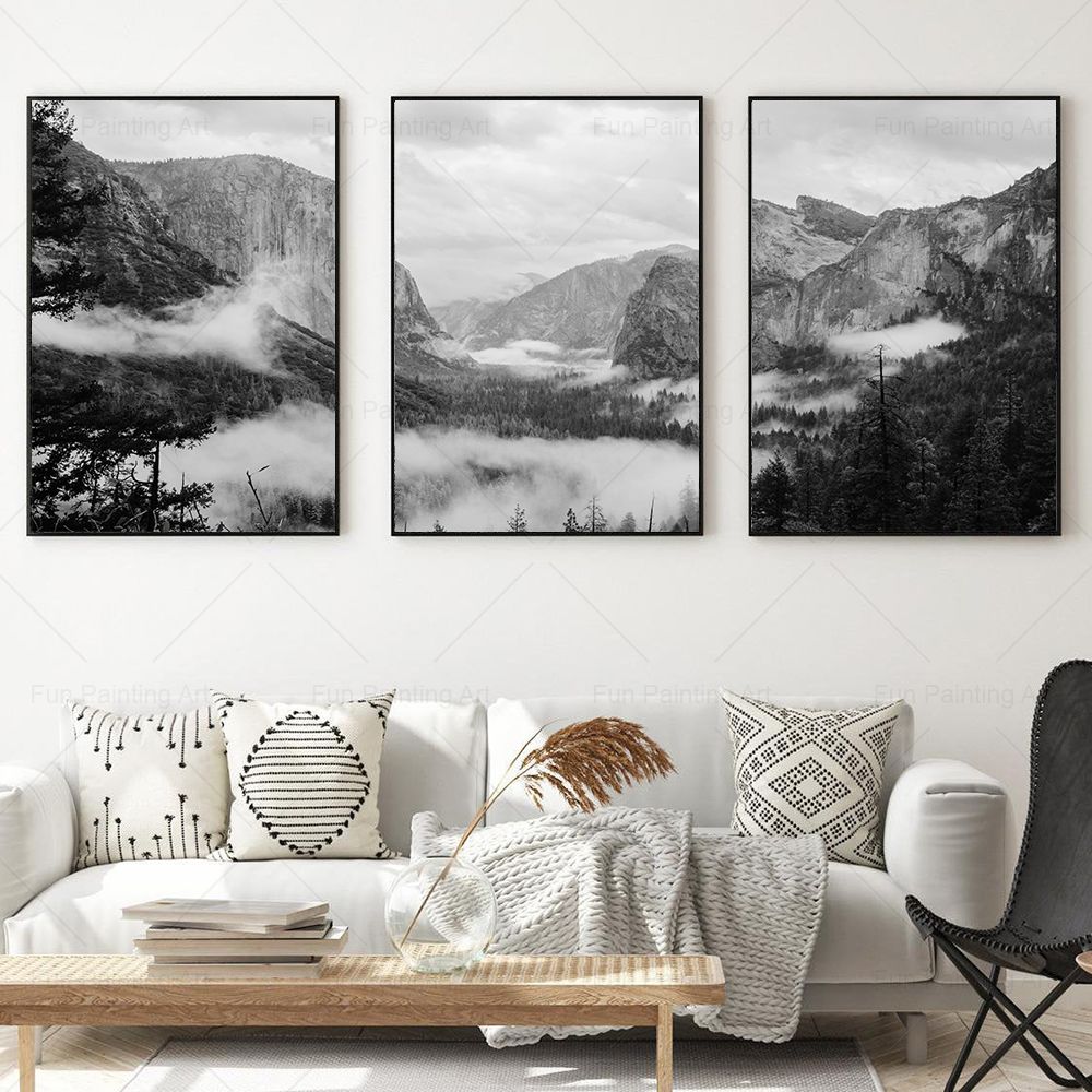National Park Prints Scandinav - Photography Yosemite 评论和价格