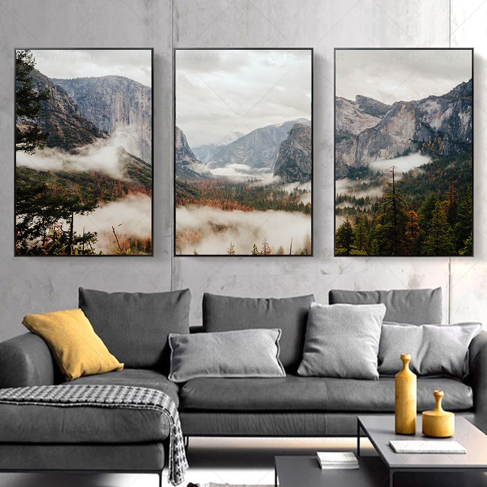 National Park Prints Scandinav - Photography Yosemite 评论和价格