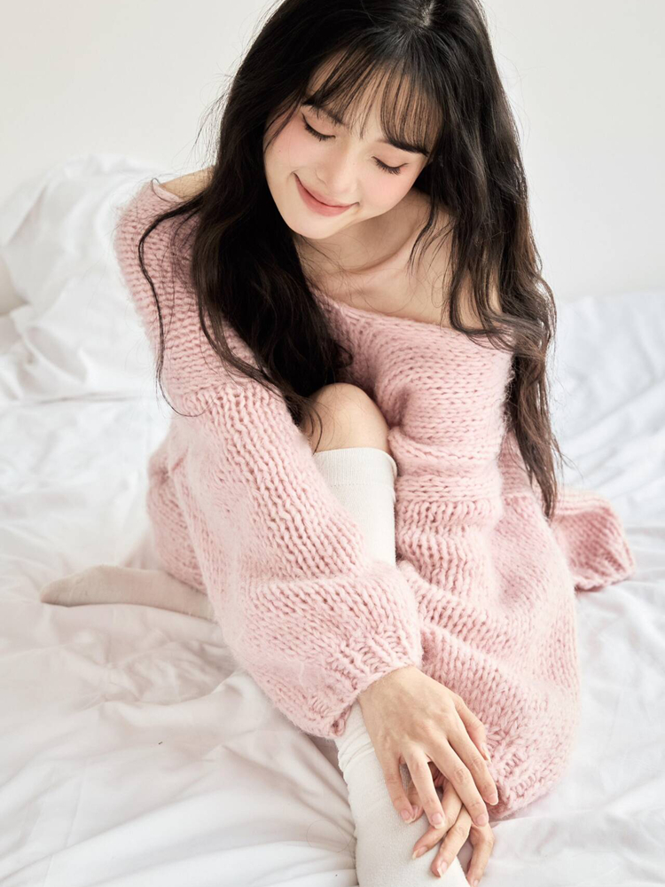 2026 New Lazy Girl Style Knitw - Photography Magazine 评论和价格