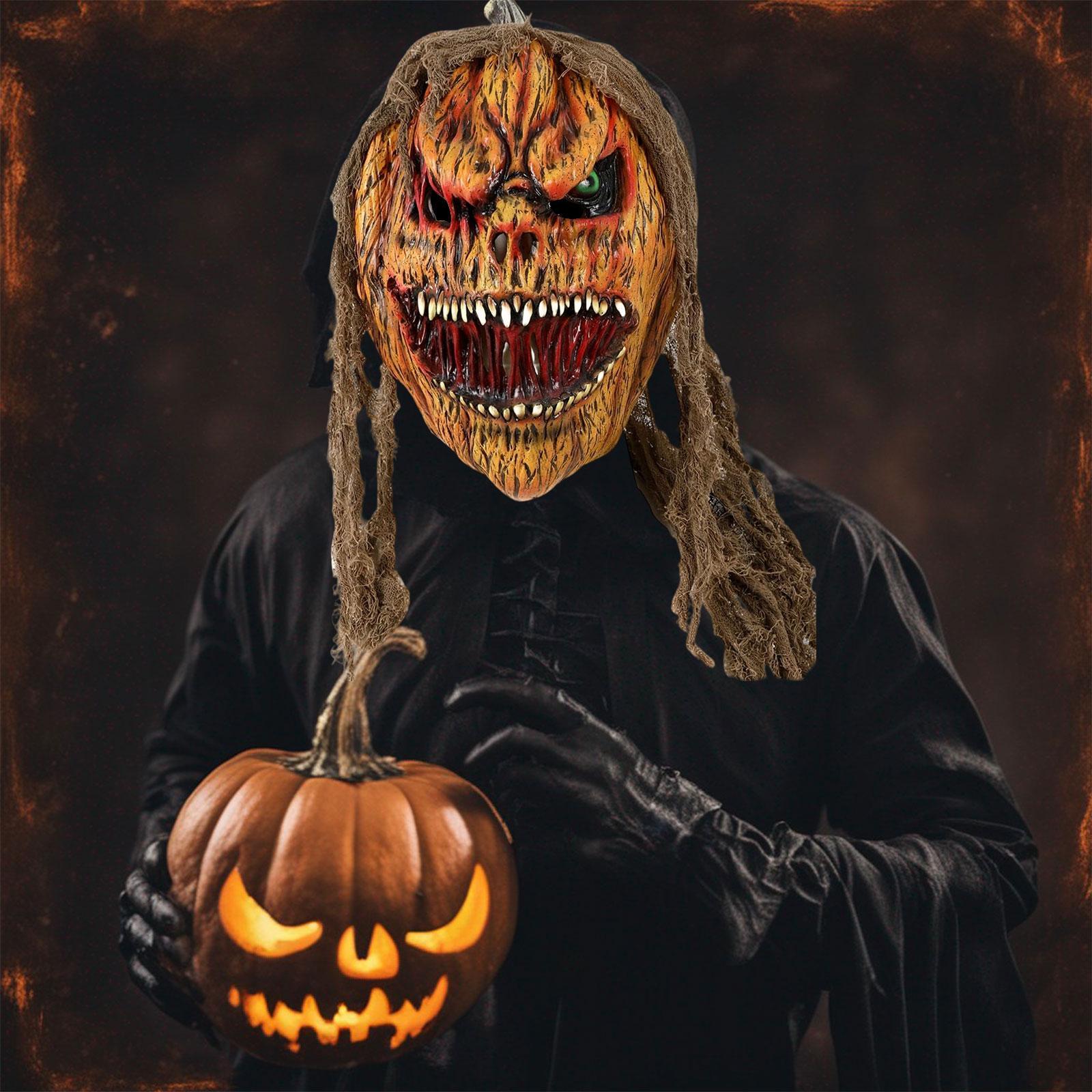 Halloween Pumpkin Face Head Ma - Photography Trick 评论和价格
