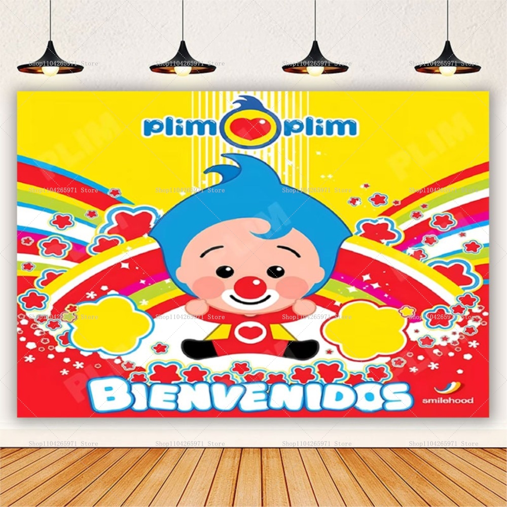 Plim Plim Clown Backdrop Carto - Photography Trick 评论和价格
