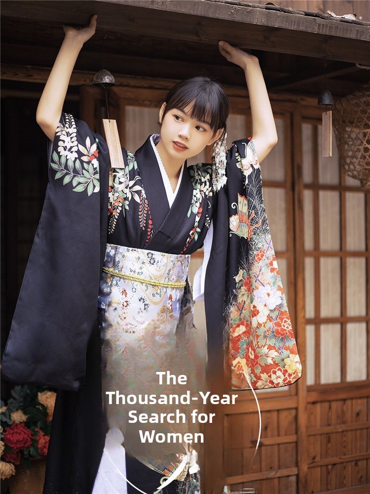 Dark Series Kimono Women's For - Photography Young 评论和价格