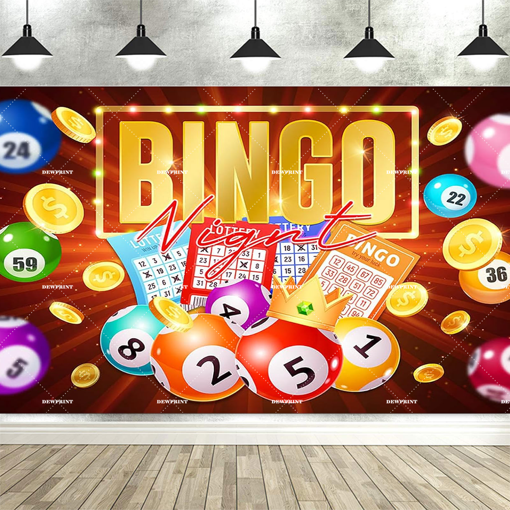 Colorful Bingo Night Backdrop  - Photography Contest 评论和价格