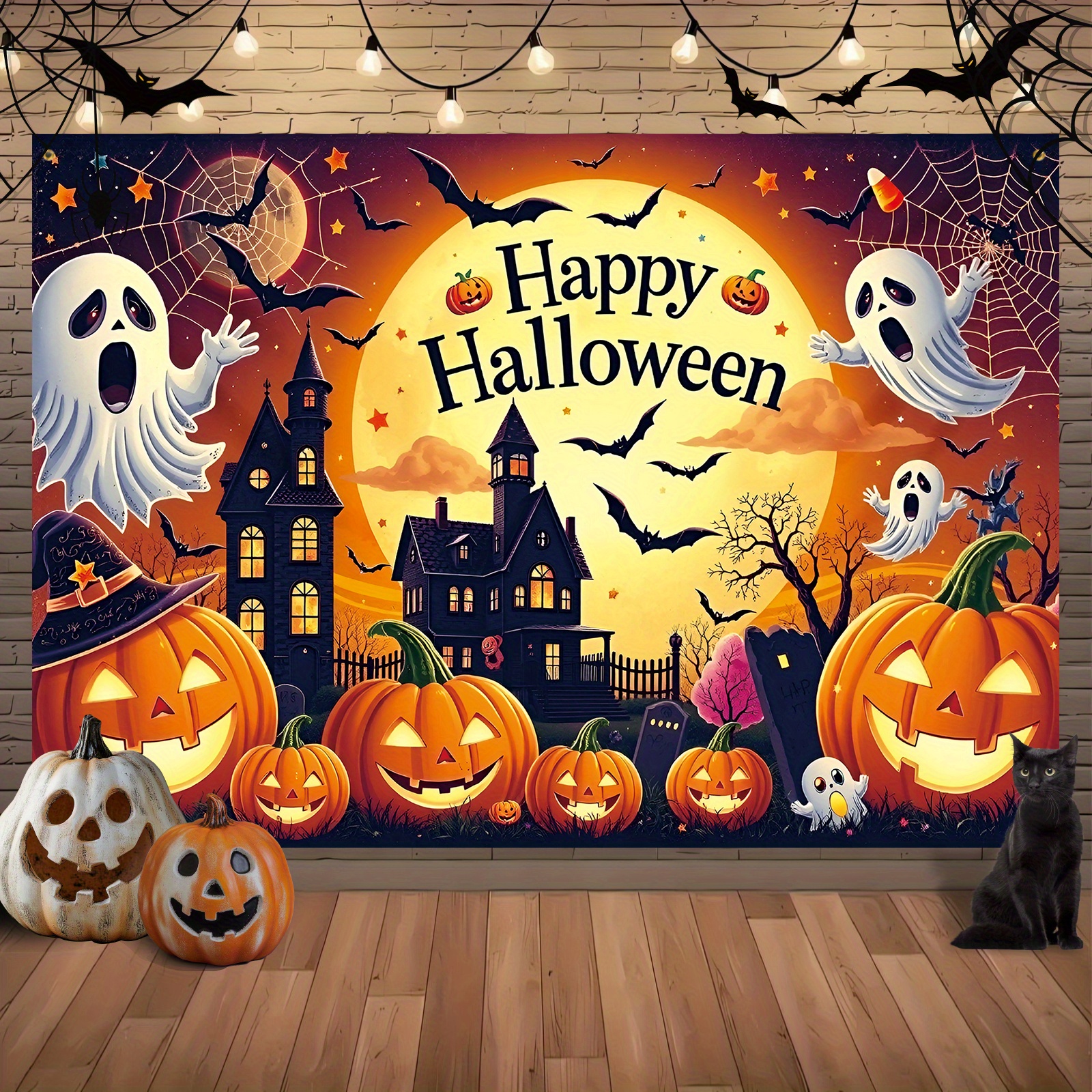 Halloween Photography Backdgro - Photography Trick 评论和价格