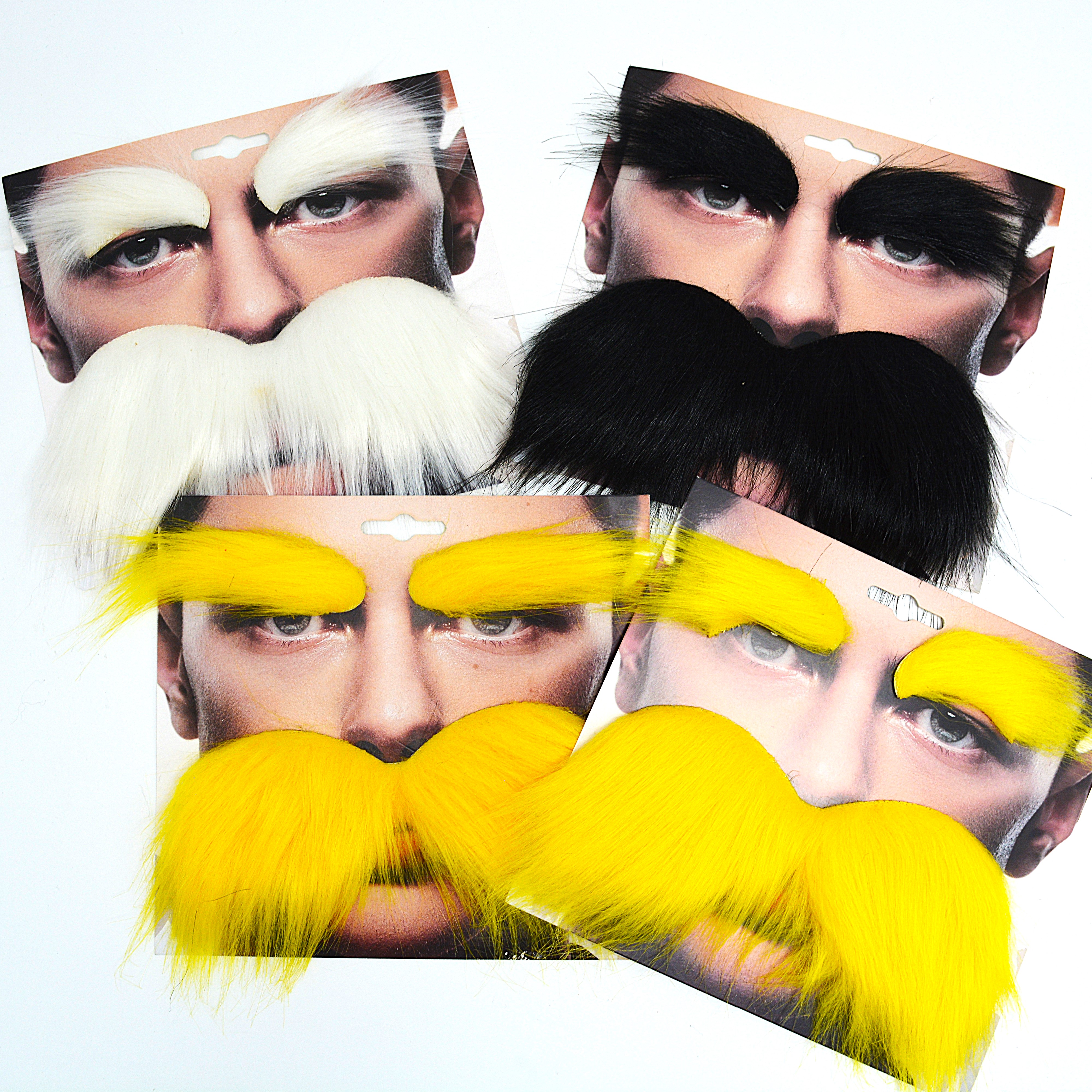 Novelty Fake Mustache & Eyebro - Photography Trick 评论和价格