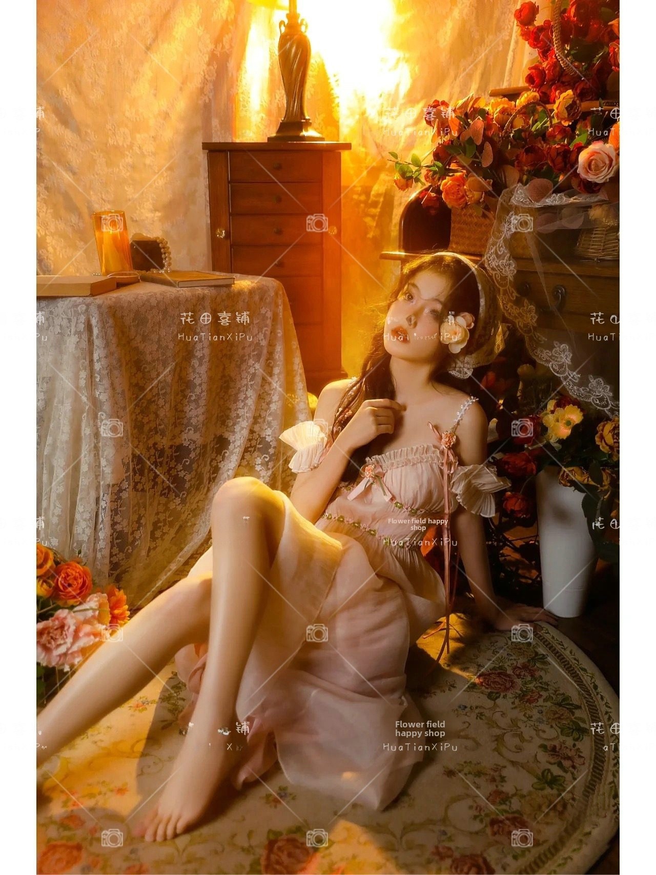 Vintage Oil Painting Style Pho - Photography Young 评论和价格