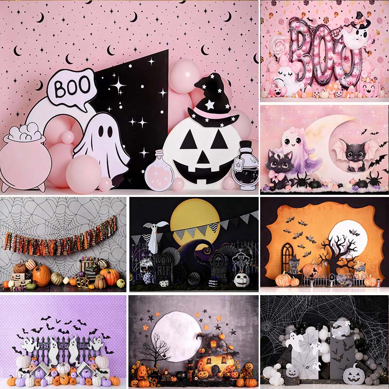LS Pink Haunted Ghosts Backdro - Photography Trick 评论和价格