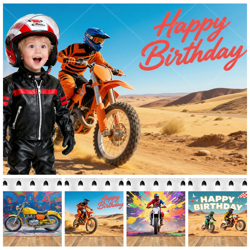 Motocross Racing Backdrop Boys - Photography Contest 评论和价格