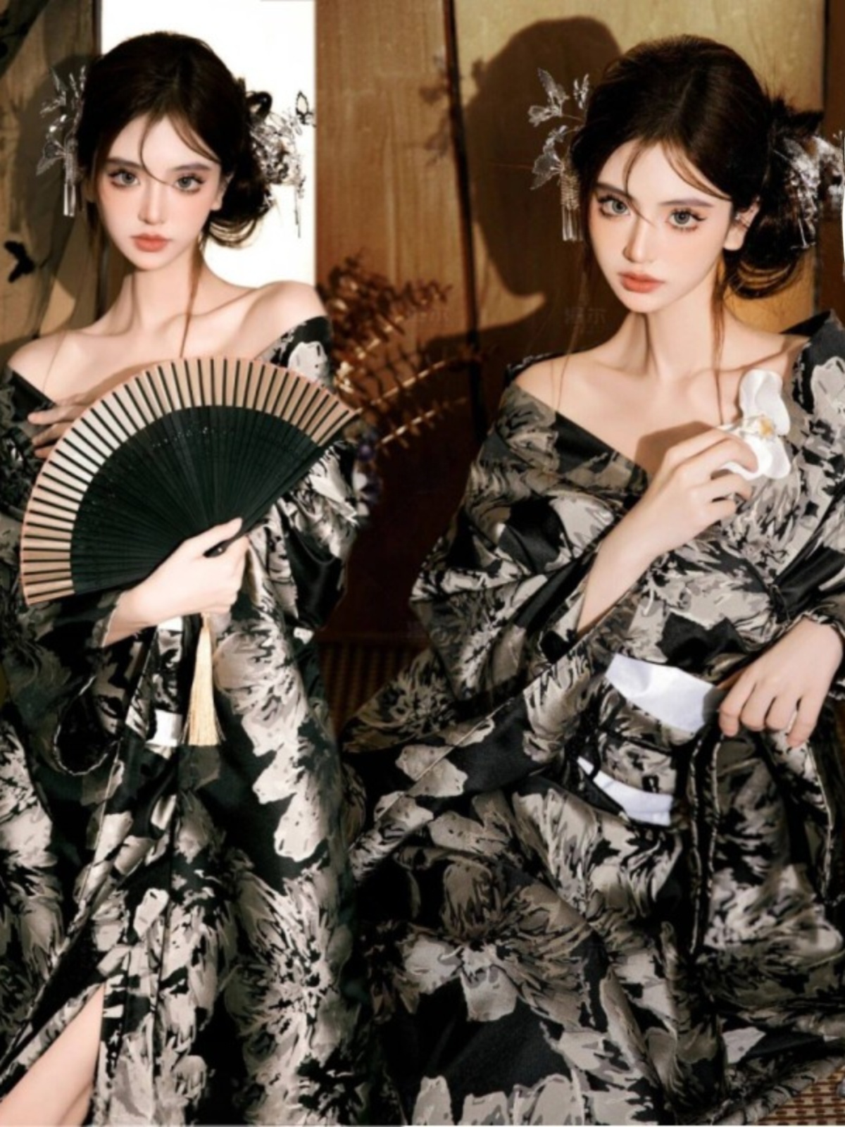 New Style Kimono Bathrobe Phot - Photography Young 评论和价格