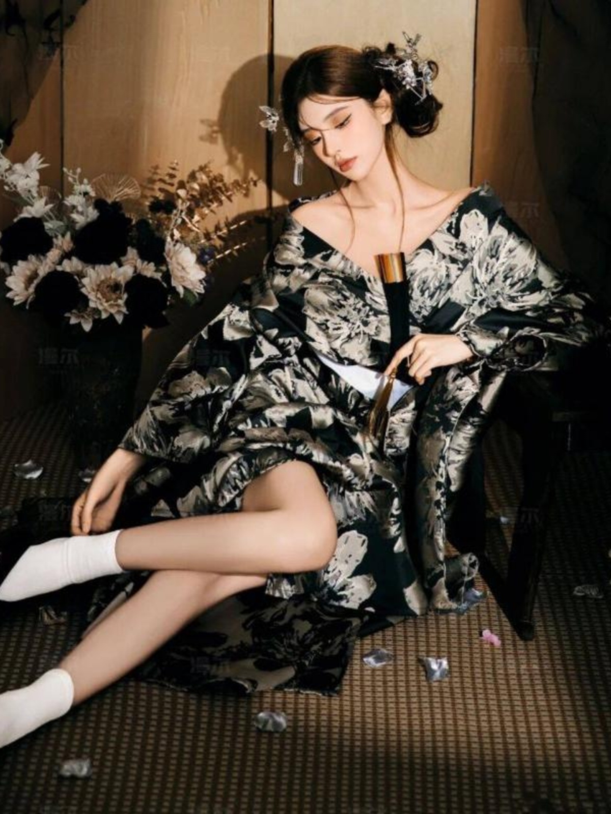 New Style Kimono Bathrobe Phot - Photography Young 评论和价格