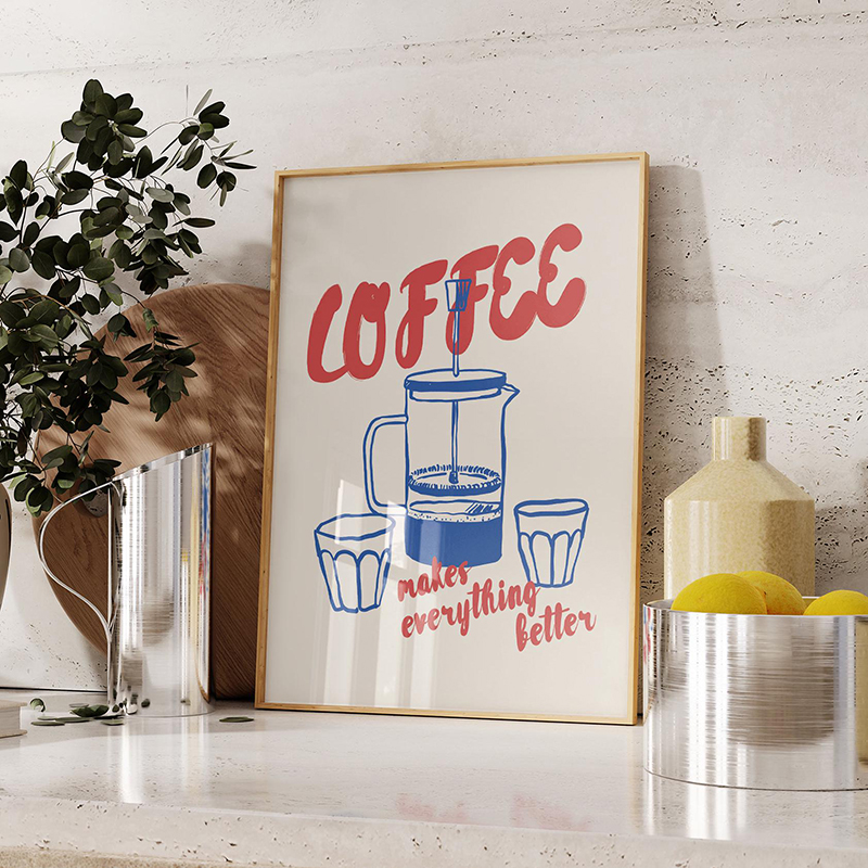 1 Piece Frameless Modern Fashi - Photography Coffee 评论和价格