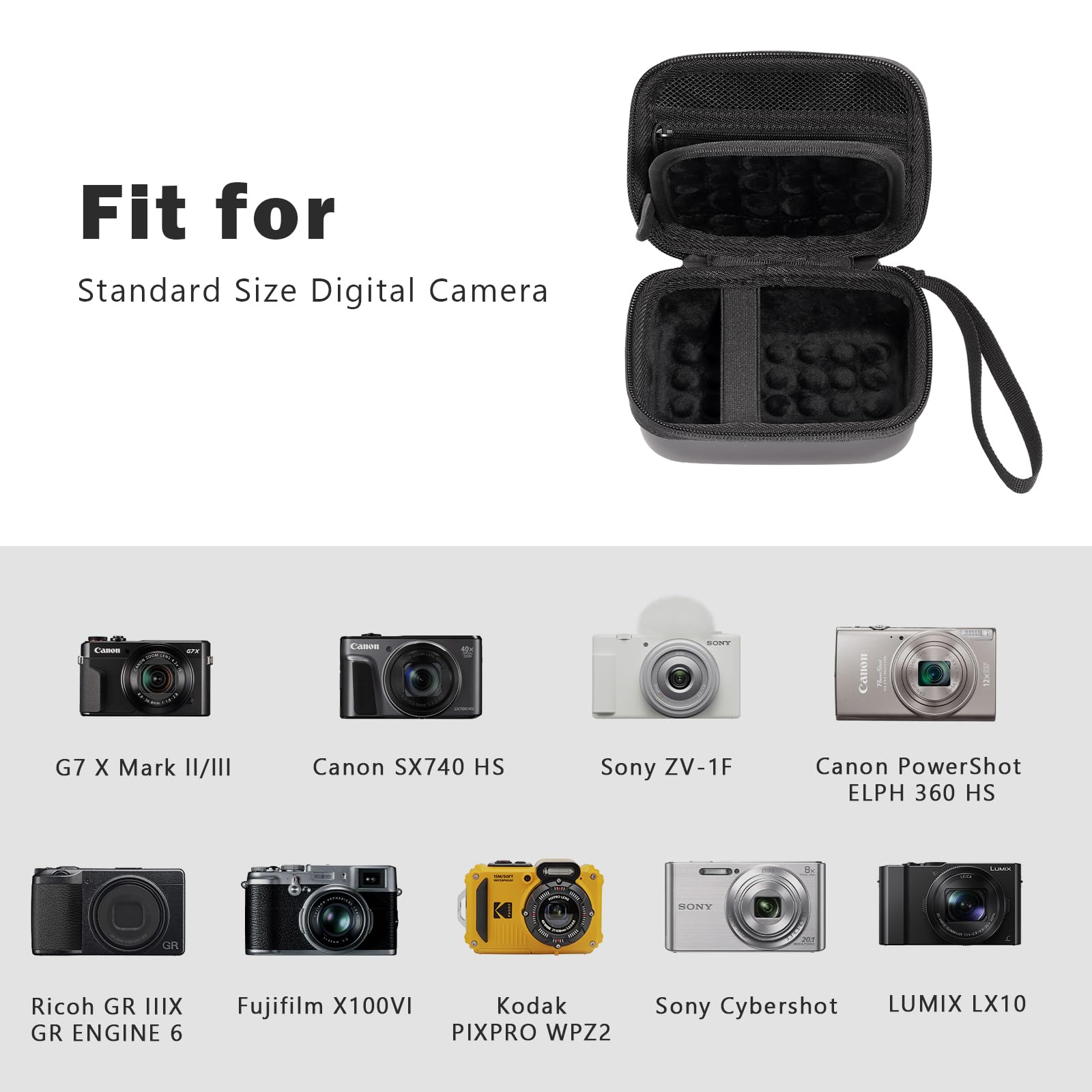 Hard Shell Digital Camera Case - Photography Icon 评论和价格