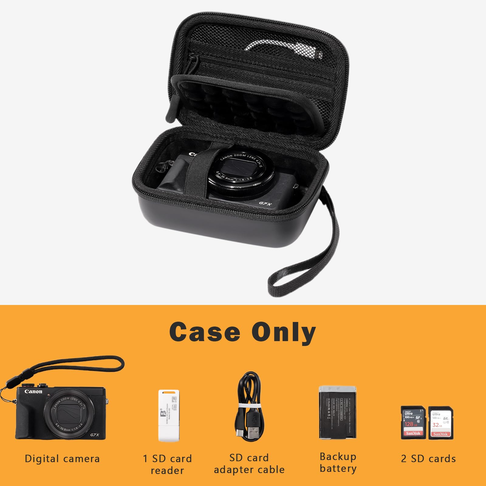 Hard Shell Digital Camera Case - Photography Icon 评论和价格