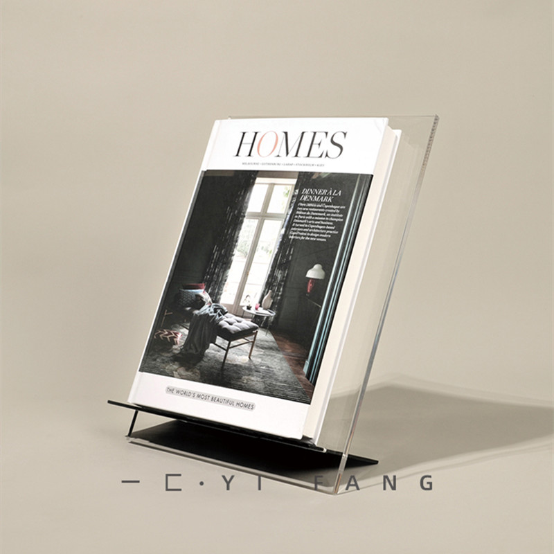 Modern Simple Acrylic Bookshel - Photography Magazine 评论和价格