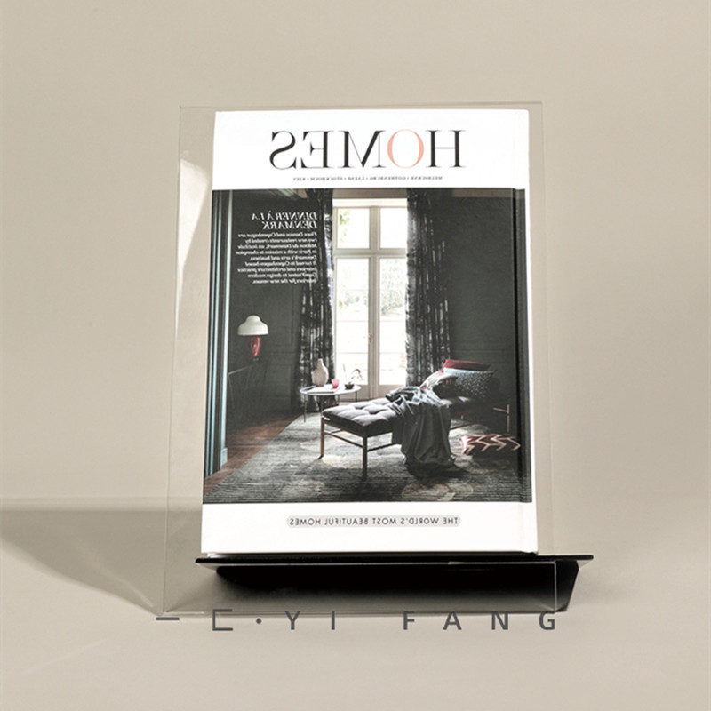 Modern Simple Acrylic Bookshel - Photography Magazine 评论和价格