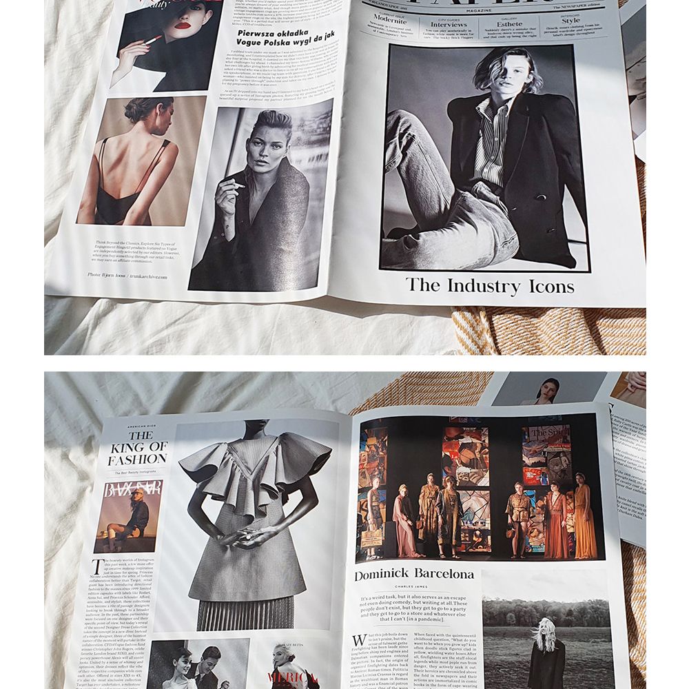 Retro English Newspaper Multif - Photography Magazine 评论和价格
