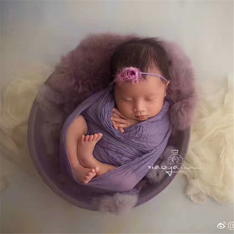 Newborn Wood Bowl Sturdy Woode - Photography Newborn 评论和价格