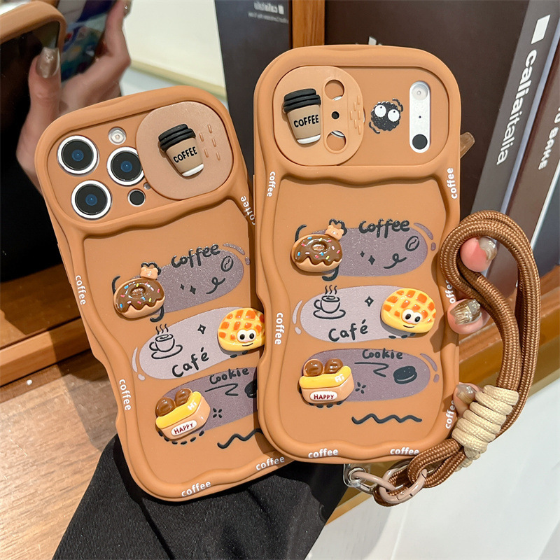 3D Cartoon Bread With Wrist St - Camera Wrist Strap 评论和价格