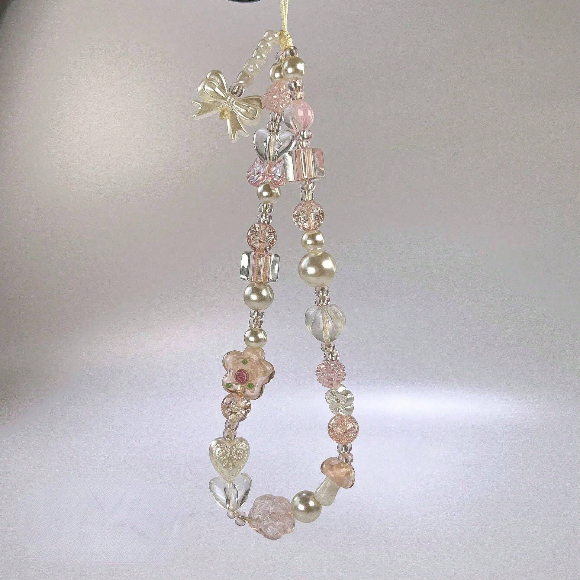 Fashion Acrylic Flower Bow Cry - Camera Wrist Strap 评论和价格