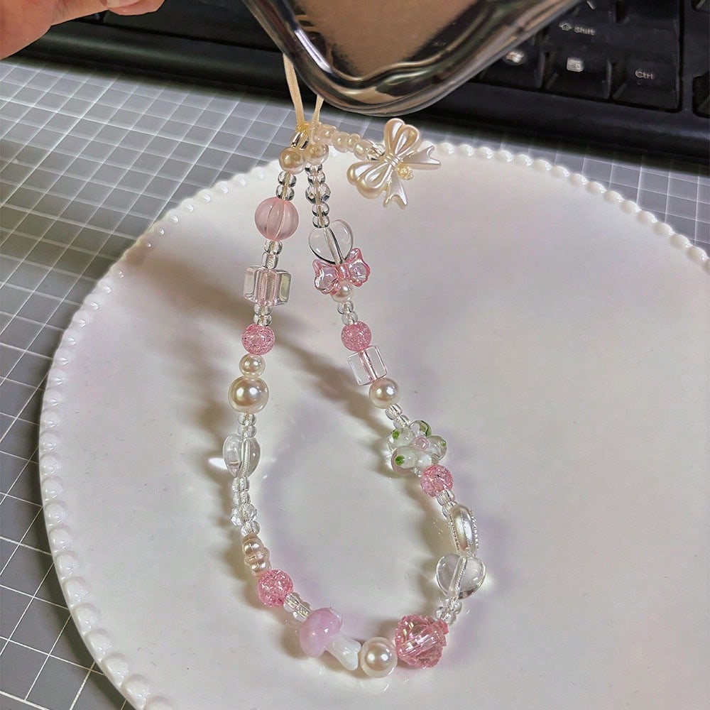 Fashion Acrylic Flower Bow Cry - Camera Wrist Strap 评论和价格