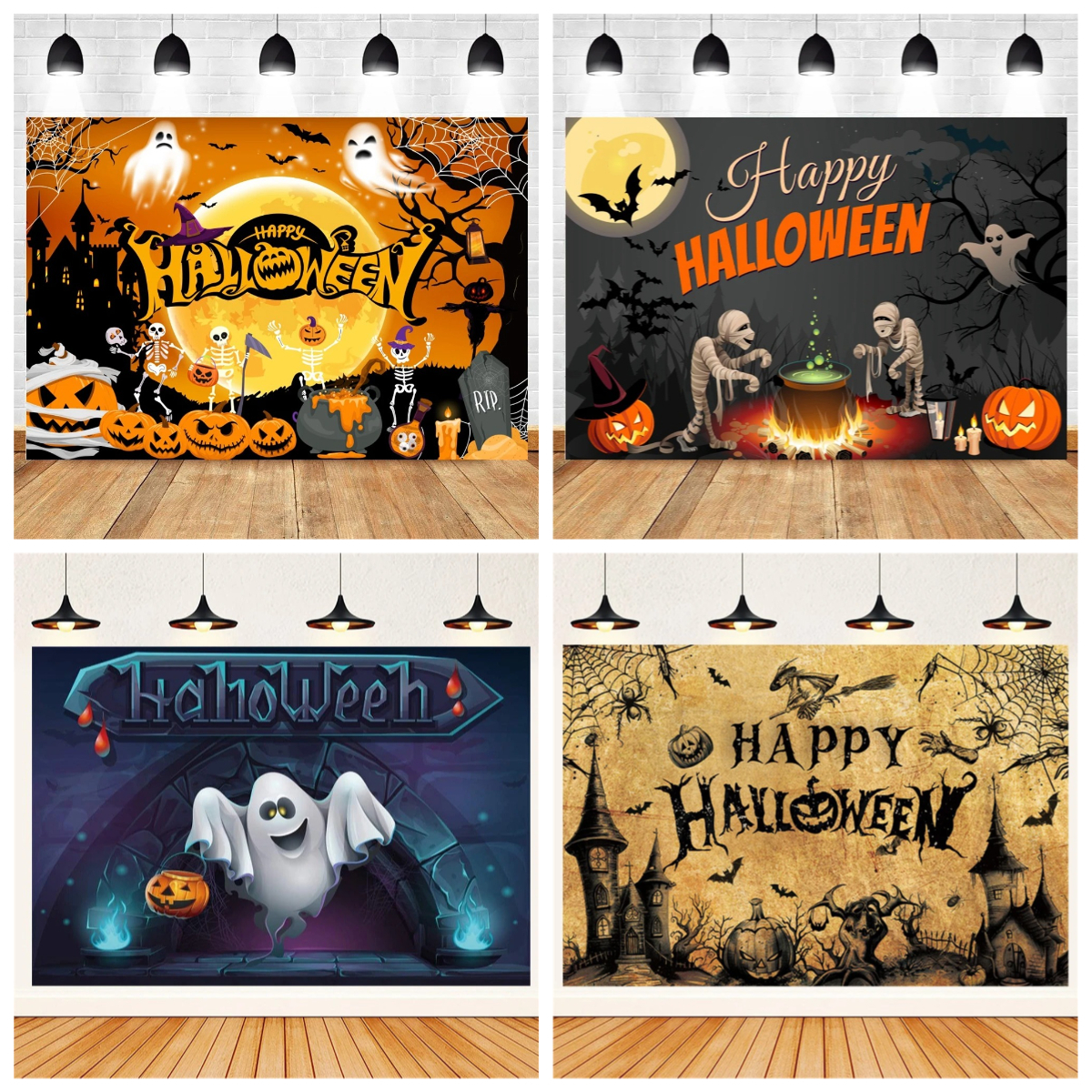 Halloween Photography Backdgro - Photography Trick 评论和价格