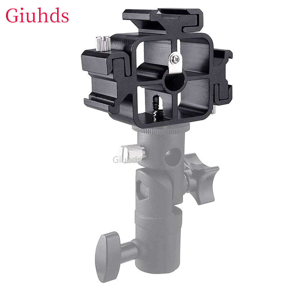 3 Triple Cold Shoe Mount Flash - Hot Shoe Adapter 评论和价格