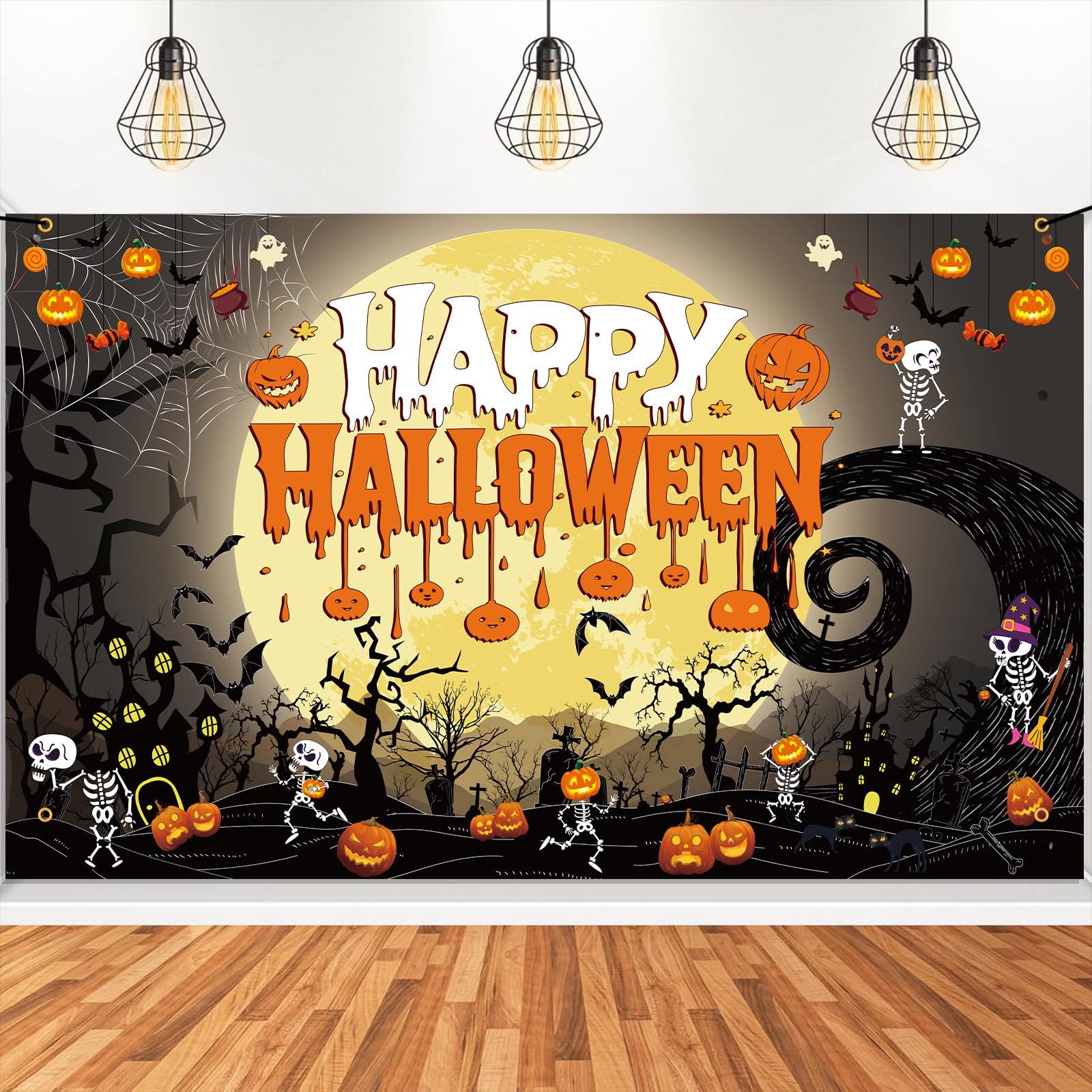 Spooky Pumpkin Witch Ghost Bat - Photography Trick 评论和价格