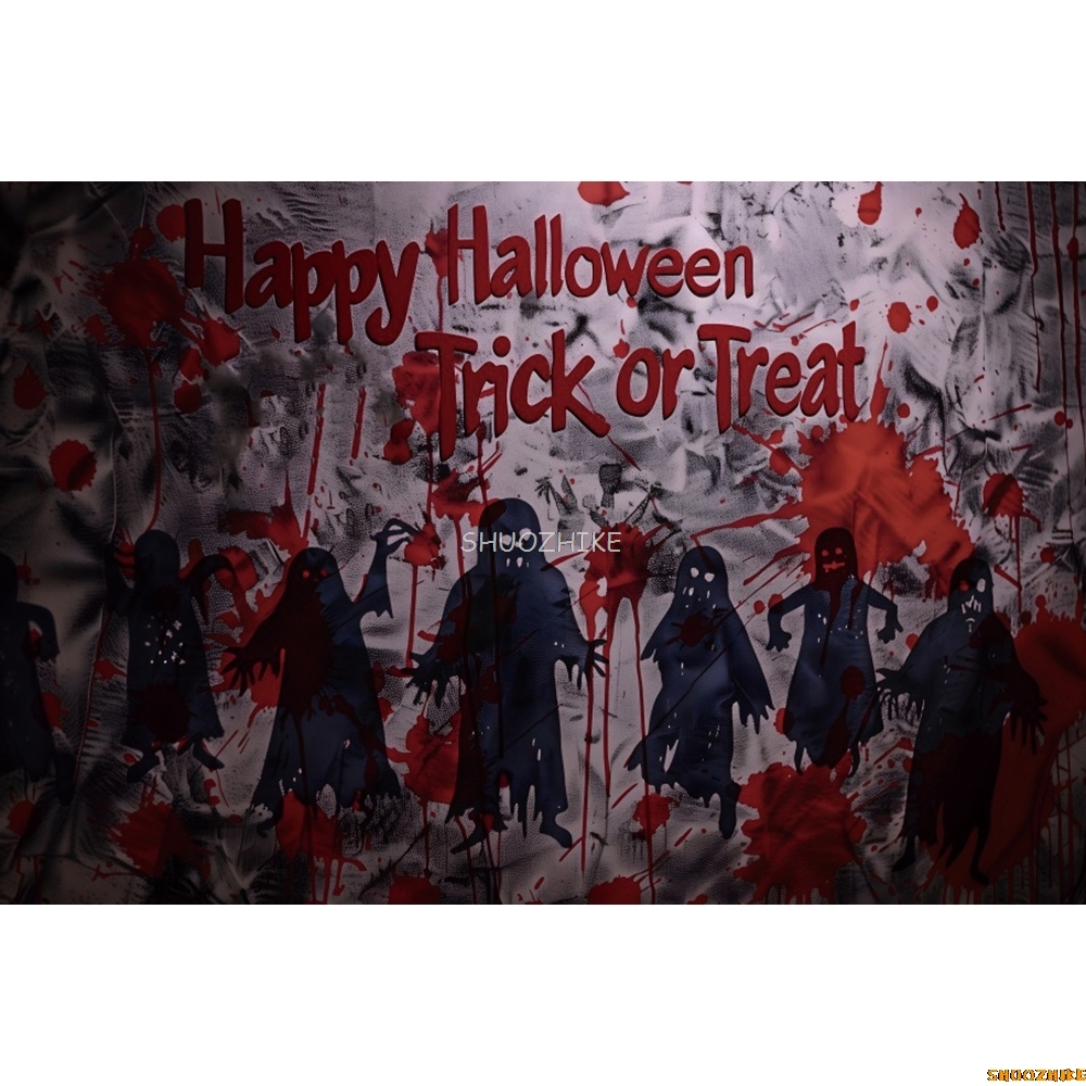 Happy Halloween Backdrop Horro - Photography Trick 评论和价格