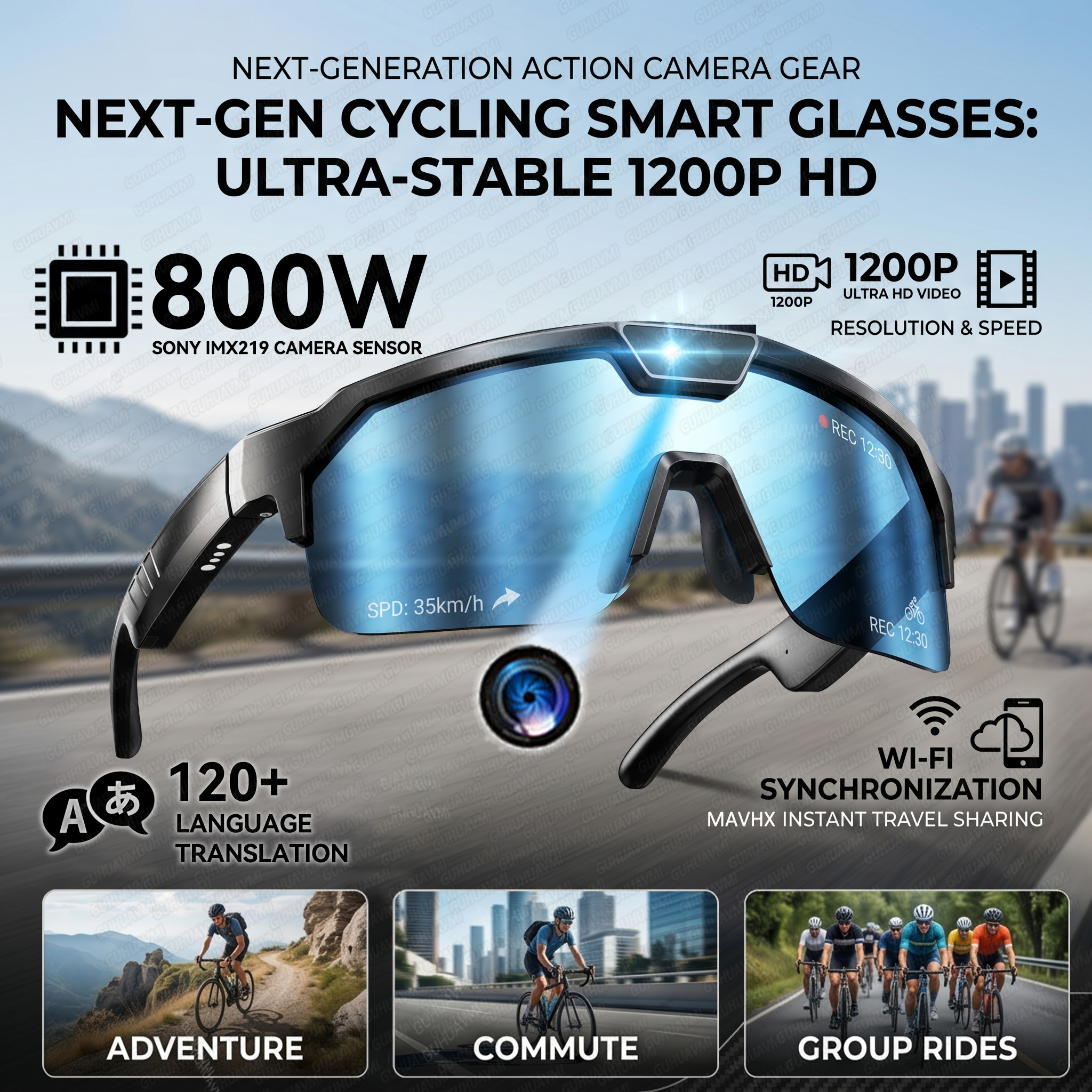 Smart Glasses with 4K HD Anti- - Photography Japanese 评论和价格