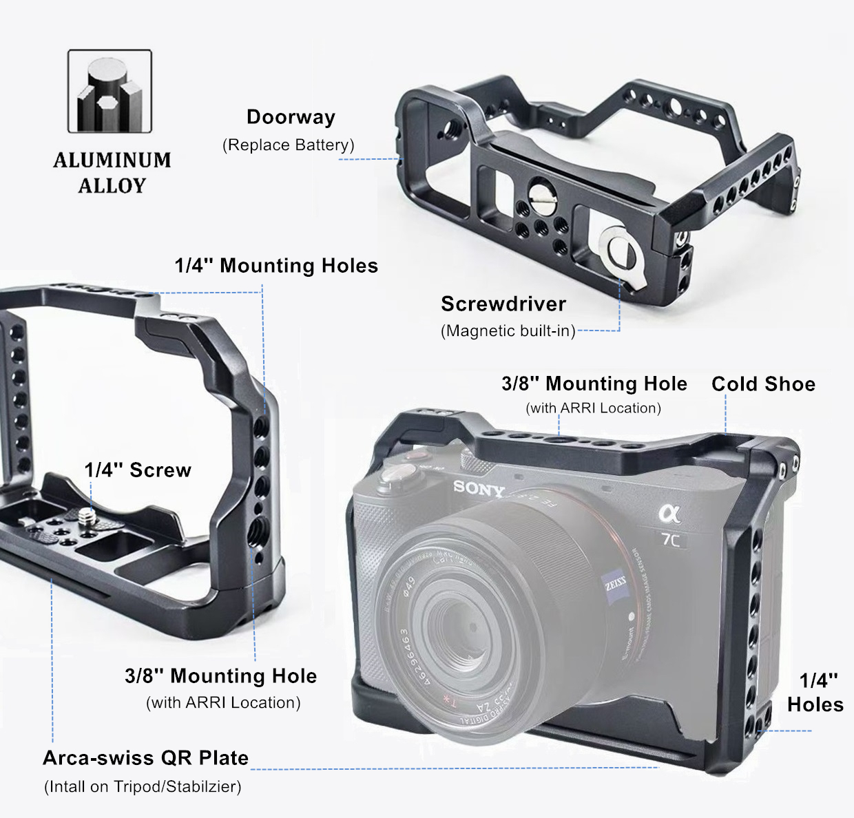 Professional A7C Camera Cage f - Photography Icon 评论和价格