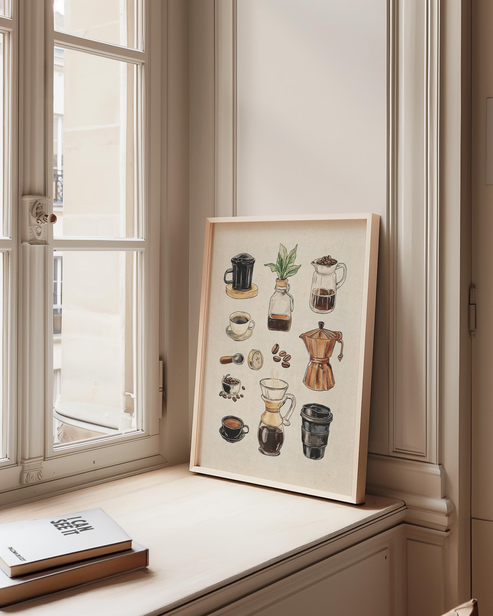 Retro Vintage Coffee Chart Dig - Photography Coffee 评论和价格