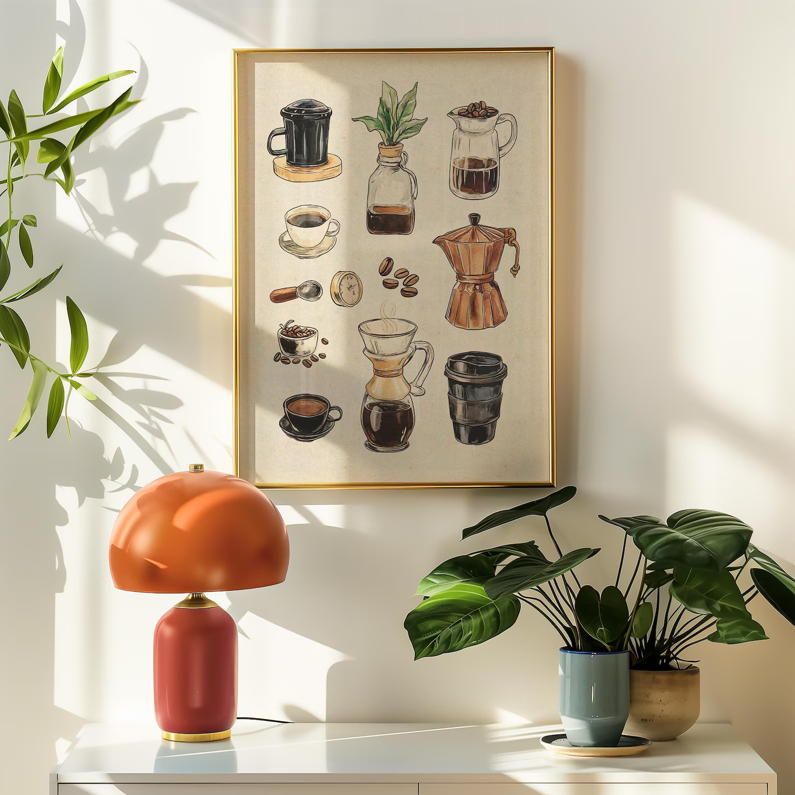 Retro Vintage Coffee Chart Dig - Photography Coffee 评论和价格